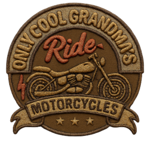 Only Cool Grandma’s Biker Crest Tee