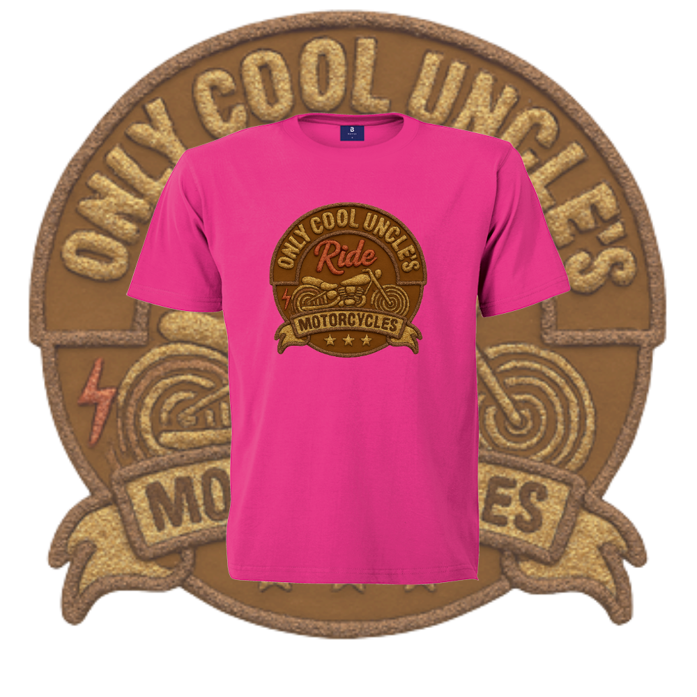 Only Cool Uncle’s Biker Crest Tee - Image 10